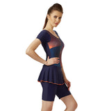 Energia Women's PADDED SWIM DRESS (Half) (Sun Protected and Chlorine Tested)