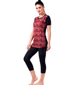 VELOZ printASTIC Thatched Clouds V-Base Top & Slacks