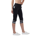 Energía (Dual Pocket) Women 3/4TH LEGGING (High Rise Waistband with hydro-dry Tech)