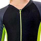 VELOZ Colour Block I Sun Protected I Quick Drying I Anti Chafing SWIMSUIT