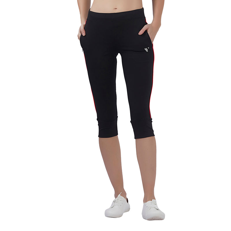 Align (Dual Pocket) Women 3/4TH LEGGING (Firm Waistband with hydro-dry Tech)