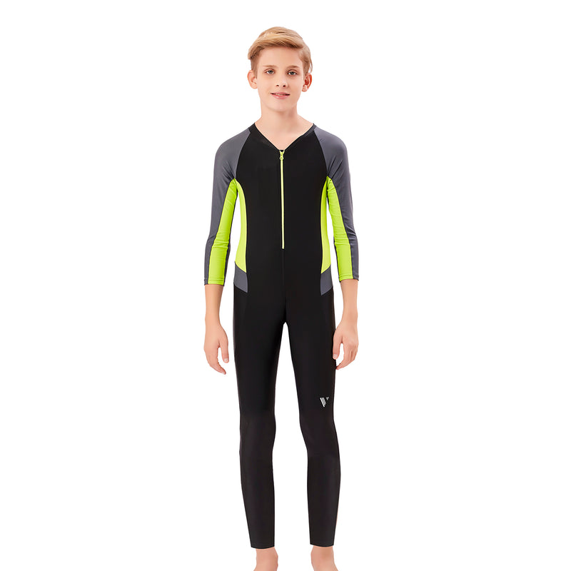 VELOZ Colour Block   I  Sun Protected   I  Quick Drying  I  Anti Chafing SWIMSUIT